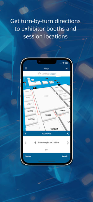 ces 2024 mobile app - get turn-by-turn directions to exhibitor booths and session locations