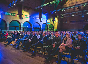CES Unveiled in Amsterdam listening to CTA talk about trends and developments.